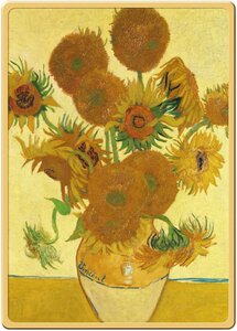 Pièce de monnaie en Or 1 Dollar g 0.062 (1/500 oz) Millésime 2022 Vincent Masterpieces SUNFLOWERS