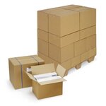 20 cartons d'emballage 31 x 22 x 20 cm - Double cannelure