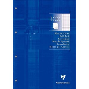 Bloc de cours seyès 90 g A4 CLAIREFONTAINE