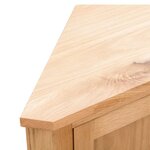 vidaXL Armoire d'angle 59 x 45 x 80 cm Bois de chêne massif