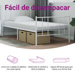 vidaXL Matelas en mousse 2 Pièces blanc 90x200 cm 7 zones dureté 20 ILD
