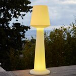 Lampadaire extérieur sans fil austral blanc polypropylène h110cm