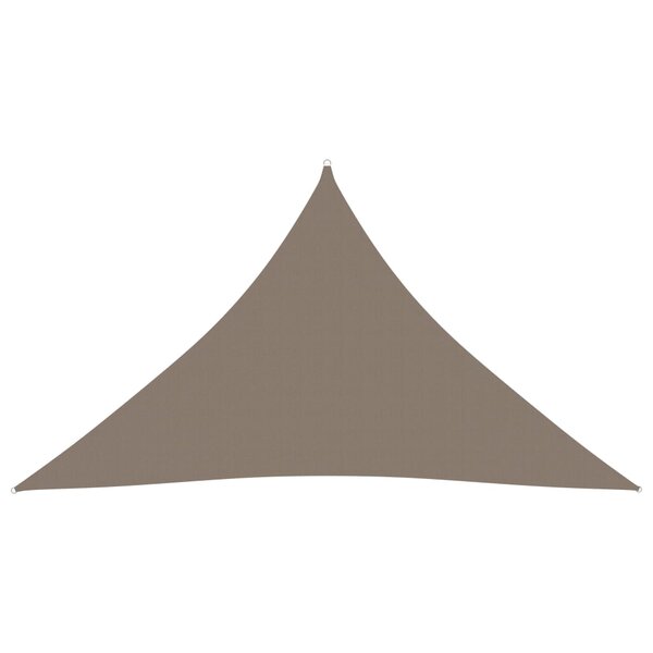vidaXL Voile de parasol Tissu Oxford triangulaire 4x4x5 8 m Taupe