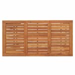 vidaXL Ensemble de bar de jardin 5 Pièces gris bois massif acacia rotin