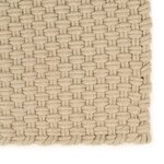vidaXL Tapis rectangulaire Naturel 120x180 cm Coton