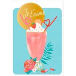 Carte de Vœux Thème Amour Party Time - Plusieurs Styles - Je t'aime - Draeger