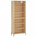 vidaXL Buffet chêne sonoma 69 5x32 5x180 cm bois d'ingénierie