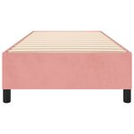 vidaXL Cadre de lit Rose 80x200 cm Velours