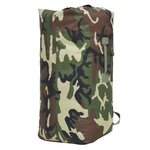 vidaXL Sac de sport en style militaire 85 L Camouflage