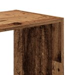 vidaXL Bibliothèque vieux bois 68 5x32x75 cm bois d'ingénierie