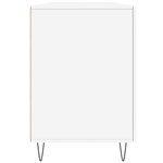 vidaXL Bureau blanc 140x50x75 cm bois d'ingénierie