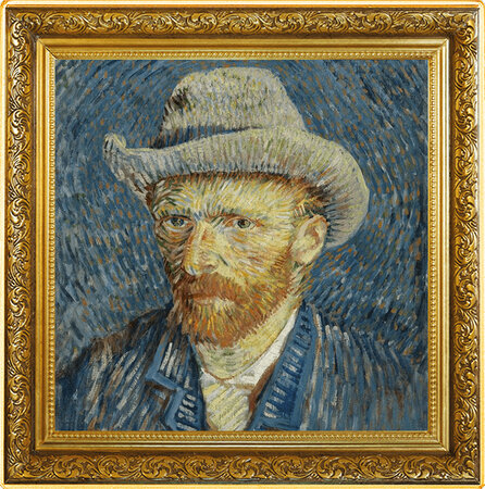 Pièce de monnaie en Argent 1 Dollar g 31.1 (1 oz) Millésime 2023 Self Portrait Van Gogh SELF PORTRAIT