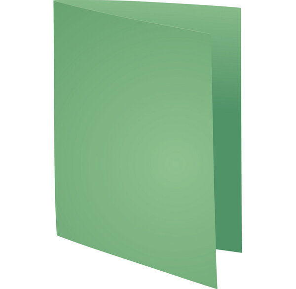 Paquet de 100 chemises Foldyne 180 Vert pré EXACOMPTA