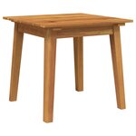 vidaXL Chaises de jardin avec table 3 Pièces Bois d'acacia massif