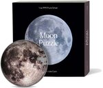 Pièce de monnaie en argent - cuivre 5000 francs g 31.1 (1 oz) ag - 139.95 (4.5 oz) cu millésime 2023 puzzle chad moon puzzle