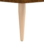 vidaXL Buffet haut Chêne fumé 34 5x34x180 cm Bois d'ingénierie