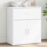 vidaXL Buffet blanc 60x31x70 cm bois d'ingénierie