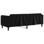 vidaXL Lit de repos noir 80x200 cm velours