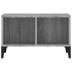 vidaXL Table basse Sonoma gris 60x50x36 5 cm Bois d'ingénierie
