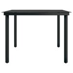 vidaXL Ensemble de salle à manger de jardin avec coussins 9 Pièces Gris
