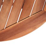 vidaXL Table de jardin 120x70x74 cm Bois d'acacia massif