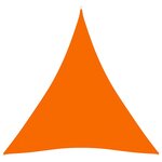 vidaXL Voile de parasol Tissu Oxford triangulaire 3 6x3 6x3 6 m Orange