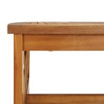 vidaXL Salon de jardin 4 Pièces avec coussins Bois d'acacia solide