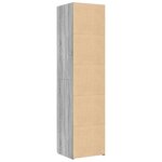 vidaXL Buffet haut sonoma gris 45x42 5x185 cm bois d'ingénierie