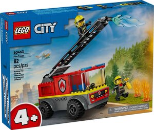 LEGO City - Camion de Pompiers avec Échelle Télescopique - 60463
