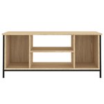 vidaXL Meuble TV chêne sonoma 102x35x45 cm bois d'ingénierie