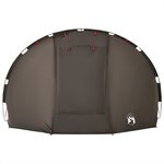 vidaXL Tente de pêche 5 personnes marron imperméable