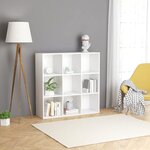 vidaXL Bibliothèque blanc 98x29x97 5 cm bois d'ingénierie
