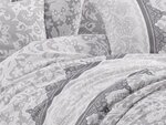 Parure de lit grise LANTIS 240 x 220 cm