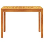 vidaXL Ensemble à manger de jardin 3 Pièces Bois d'acacia solide