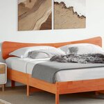 vidaXL Tête de lit cire marron 180 cm bois massif de pin