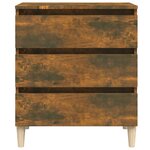 vidaXL Buffet Chêne fumé 60x35x69 cm Bois d'ingénierie