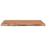 vidaXL Dessus de table 80x60x2 5 cm rectangulaire bois massif acacia