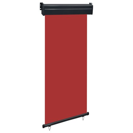 vidaXL Auvent latéral de balcon 85x250 cm Rouge