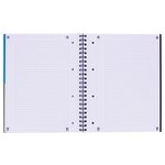 Cahier Spirale MULTINOTES A4+ 160P Perforées Lignée 7mm 90g coloris aléatoire OXFORD