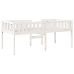 vidaXL Lit pour enfants sans matelas blanc 80x200cm bois de pin massif