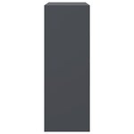 vidaXL Buffet anthracite 67x39x107 cm acier