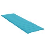 vidaXL Coussin de chaise longue turquoise tissu oxford