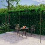 vidaXL Pergola de jardin Marron antique 6x3x2 5 m Fer
