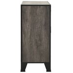 vidaXL Armoires de rangement 2 Pièces Gris 72x36x82 cm Métal et MDF