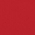 vidaXL Auvent latéral rétractable rouge 220x1000 cm