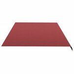 vidaXL Tissu de remplacement pour auvent Bordeaux rouge 6x3 5 m