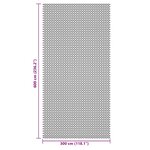 vidaXL Tapis de sol de camping bleu 6x3 m