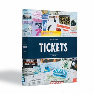 Album illustré pour collectionner les tickets billets d'entrée.