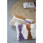 KidsDepot Coussin Kaya 50x30 cm Coton Lilas