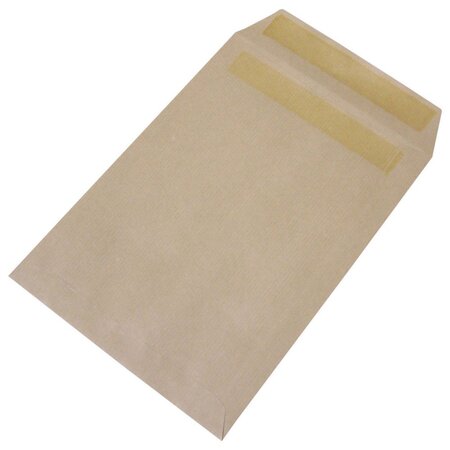 Pochette kraft blond - 176 x 250 mm - sans fenêtre, fermeture autocollante standard - 90 g/m² (paquet 500 unités)